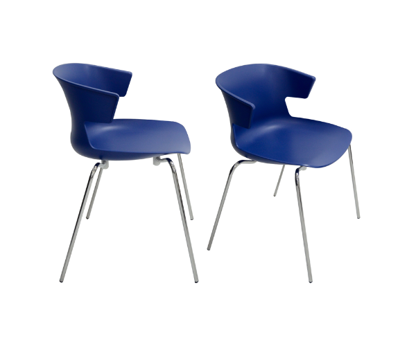 silla de visita cove azul